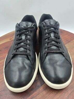 Cole Haan Men’s Black Leather Casual Sneakers